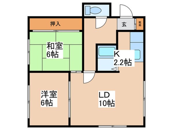 コ－ポなみぎしの物件間取画像